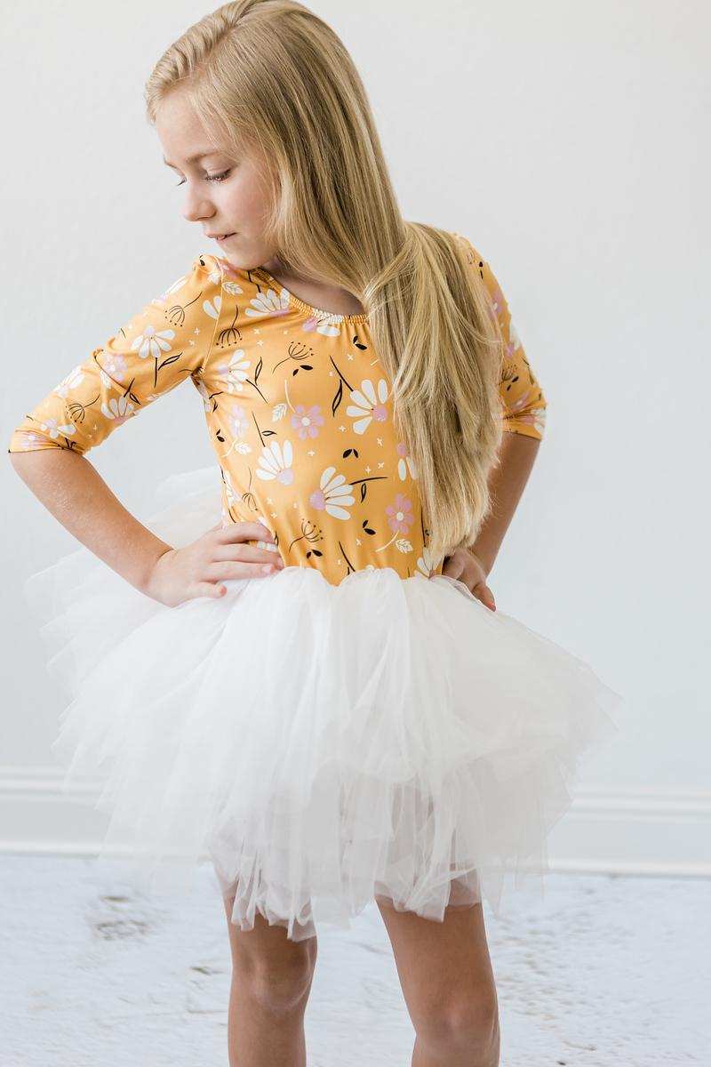 Dandelions in Fall 3/4 Tutu Leotard - Mila & Rose ® - Flyclothing LLC