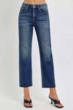 RISEN High Rise Slim Barrel Jeans - Trendsi - Flyclothing LLC