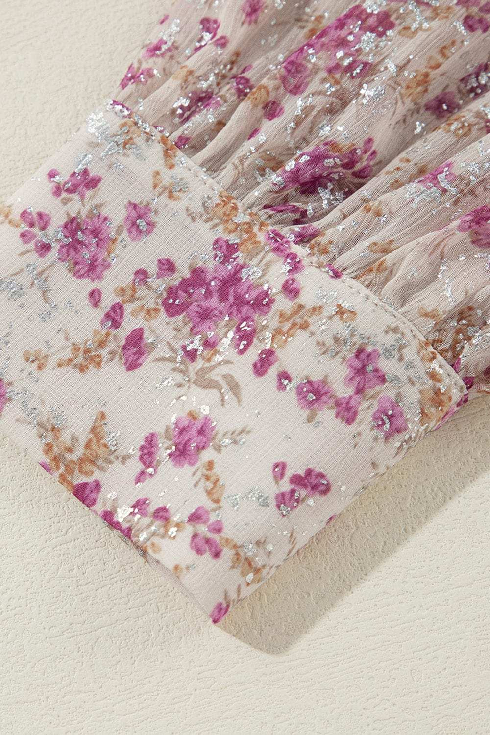 Printed Collared Neck Long Sleeve Shirt - Trendsi - Flyclothing LLC