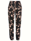 Drawstring Flower Pants with Pockets - Trendsi - Flyclothing LLC