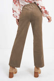 Half Elastic Waist Straight Pants - Trendsi - Flyclothing LLC