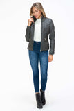 YMI Faux Layered Double-Zipper Jacket with Fuzzy Hood - Trendsi - Flyclothing LLC