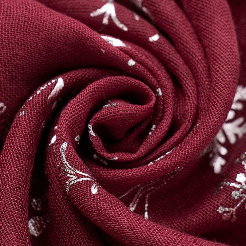 Christmas Element Polyester Scarf - Trendsi - Flyclothing LLC
