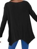 Full Size V-Neck Long Sleeve T-Shirt - Trendsi - Flyclothing LLC