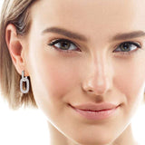 2.16 Carat Moissanite 925 Sterling Silver Earrings - Trendsi - Flyclothing LLC