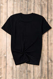 Graphic Round Neck Short Sleeve T-Shirt - Trendsi - Flyclothing LLC