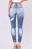 Full Size Distressed Skinny Jeans Plus Size - Trendsi - Flyclothing LLC