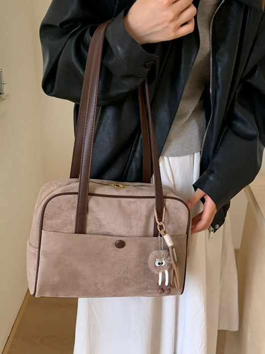 Vintage Handbag with Charm - Trendsi - Flyclothing LLC