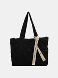 Quilted Nylon Large Tote Bag - Trendsi - Flyclothing LLC