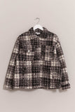 HYFVE Plaid Button Up Boucle Jacket - Trendsi - Flyclothing LLC
