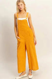 HYFVE Textured Wide Leg Overall - Trendsi - Flyclothing LLC