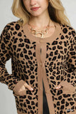 Umgee Leopard Print Button-Down Cardigan - Trendsi - Flyclothing LLC