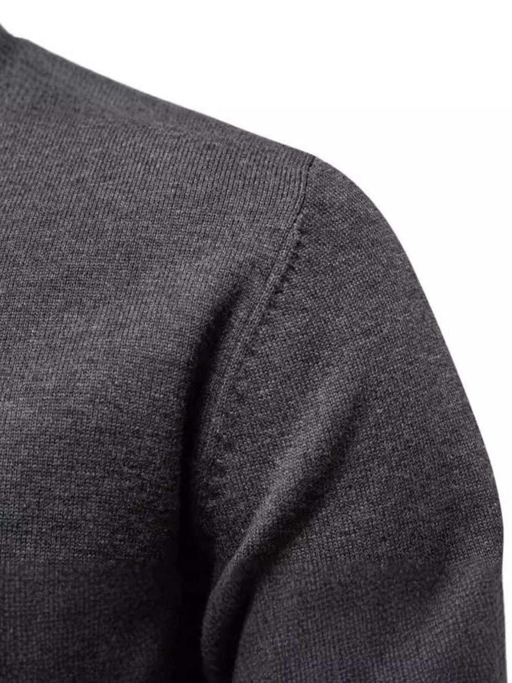 Men's Round Neck Long Sleeve Sweater - Trendsi - Flyclothing LLC