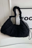 Drawstring Strap Ruched Crossbody Bag - Trendsi - Flyclothing LLC