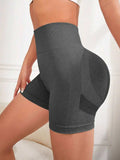 High Waist Active Shorts - Trendsi - Flyclothing LLC