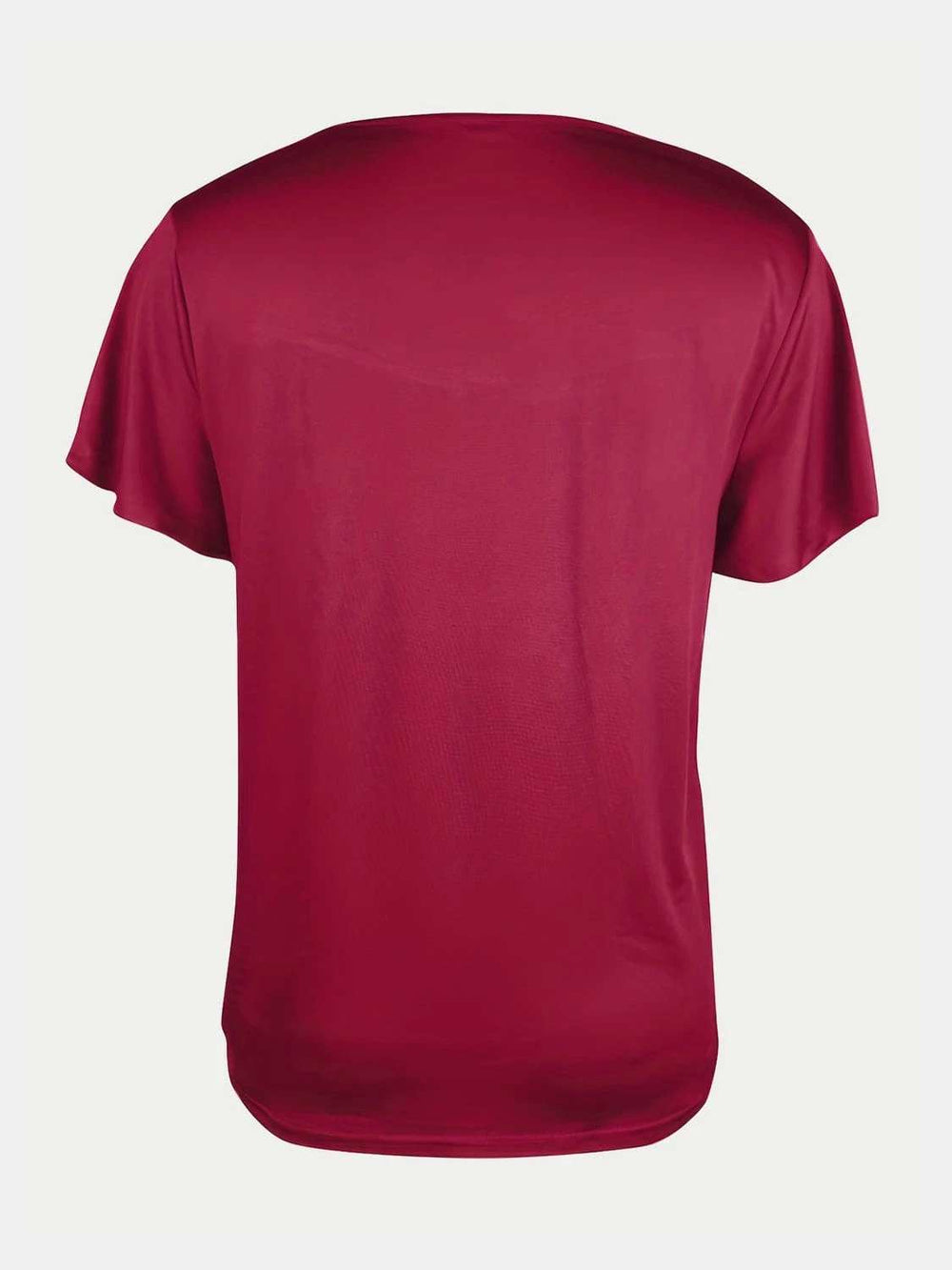 Full Size Ruffled Round Neck Short Sleeve Blouse - Trendsi - Flyclothing LLC