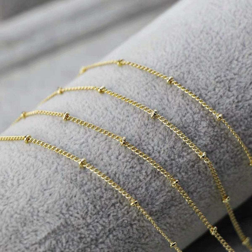 Gold-Plated Letter Pendant Necklace - Trendsi - Flyclothing LLC