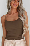 Ribbed Scoop Neck Cami - Trendsi - Flyclothing LLC