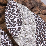 Leopard Print Leather Leaf Drop Earrings - Trendsi - Flyclothing LLC