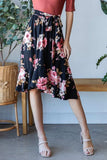 Reborn J Floral Wrap Ruffle Hem Skirt - Trendsi - Flyclothing LLC
