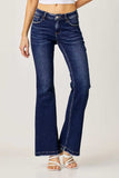RISEN Full Size Low Rise Flare Jeans - Trendsi - Flyclothing LLC