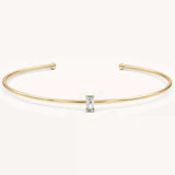 18K Gold-Plated Open Cuff Bracelet - Trendsi - Flyclothing LLC