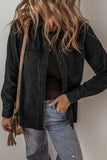 Button Up Long Sleeve Denim Jacket - Trendsi - Flyclothing LLC