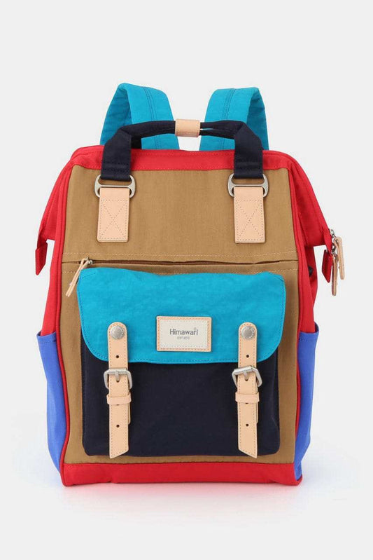 Himawari Waterproof Nylon Backpack Bag with Handles - Trendsi - Flyclothing LLC