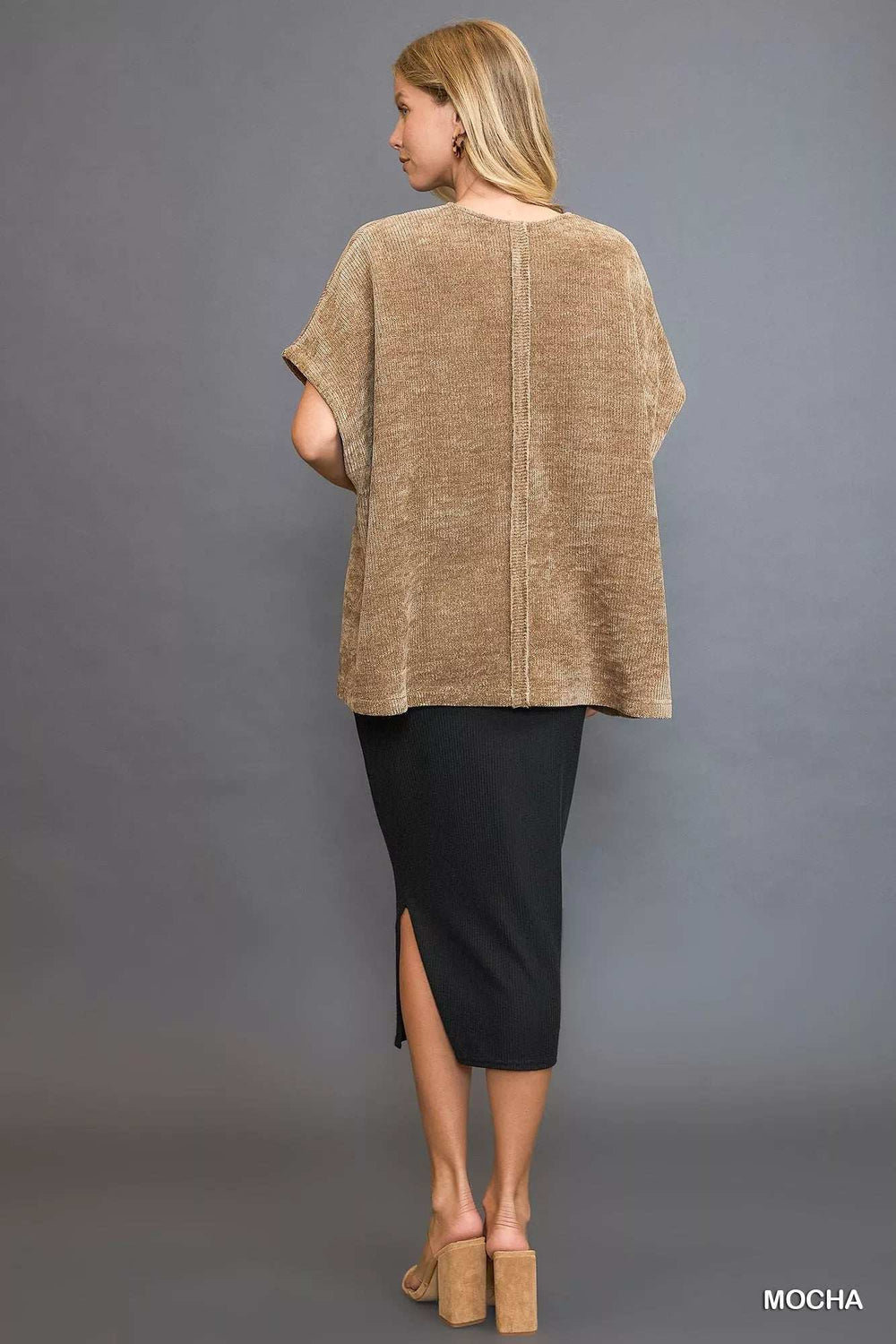 Umgee Open Front Knit Cardigan with Front Pockets - Trendsi - Flyclothing LLC