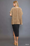 Umgee Open Front Knit Cardigan with Front Pockets - Trendsi - Flyclothing LLC
