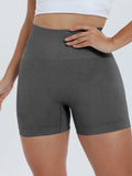 High Waist Active Shorts - Trendsi - Flyclothing LLC
