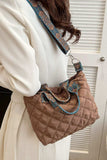 Bubble Textured Printed Strap Handbag - Trendsi - Flyclothing LLC