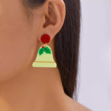 Christmas Acrylic Dangle Earrings - Trendsi - Flyclothing LLC
