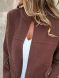 Full Size Textured Knit Zip Up Outerwear Plus Size - Trendsi - Flyclothing LLC