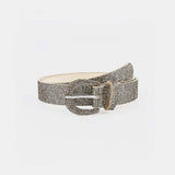 Sequin PU Leather Belt - Trendsi - Flyclothing LLC
