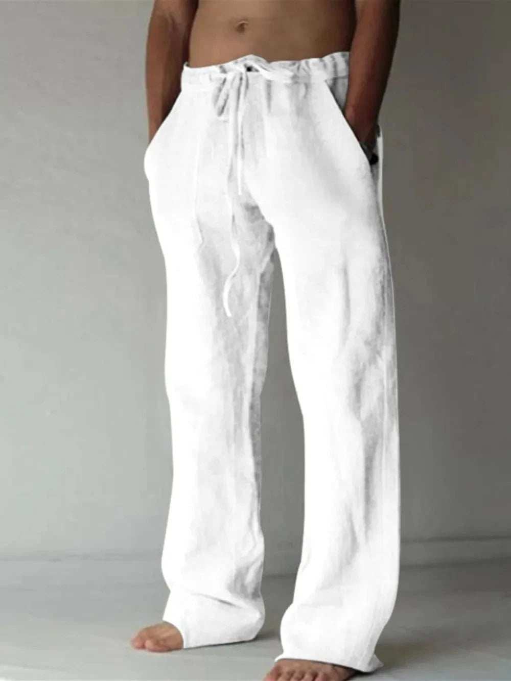 Men's Plus Size Drawstring Loose Fit Pants - Trendsi - Flyclothing LLC