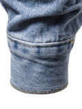 Men's Button Down Long Sleeve Denim Jacket - Trendsi - Flyclothing LLC