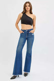 RISEN High Rise Flare Jeans - Trendsi - Flyclothing LLC