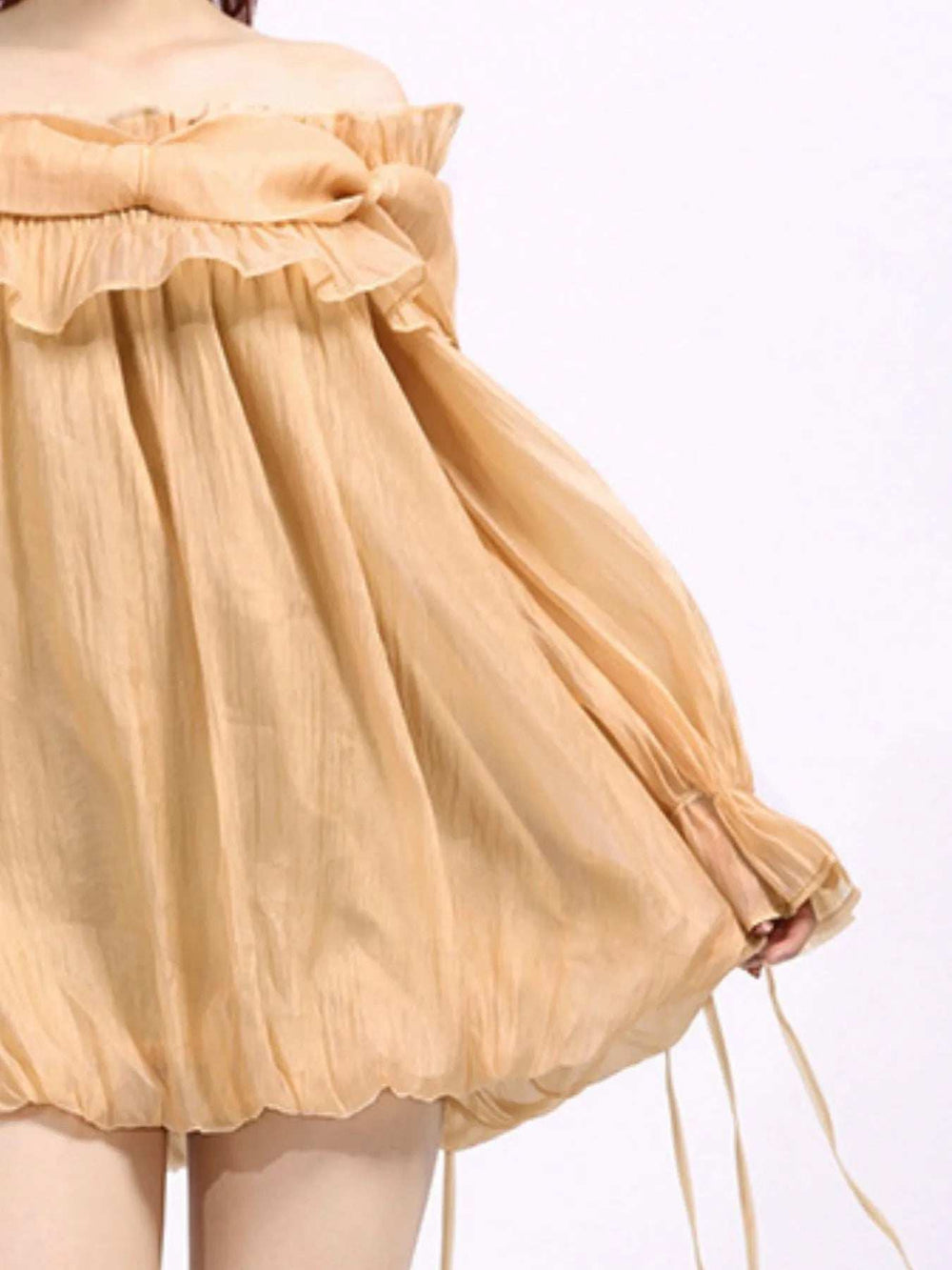 Ruffled Off-Shoulder Flounce Sleeve Blouse - Trendsi - Flyclothing LLC