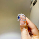 1 Carat Moissanite 925 Sterling Silver Ring - Trendsi - Flyclothing LLC