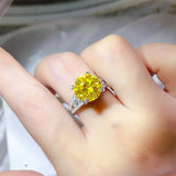 5 Carat Moissanite 925 Sterling Silver Ring - Trendsi - Flyclothing LLC