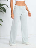 Elastic Waist Wide Leg Pants - Trendsi - Flyclothing LLC