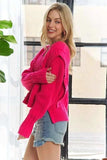 ADORA Ruffle Detail Adorable Sweater - Trendsi - Flyclothing LLC