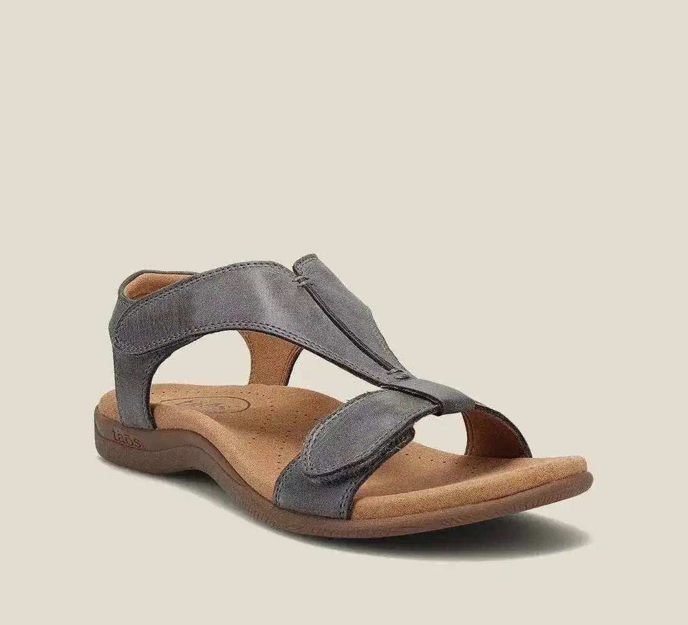 Open Toe Flats Sandals - Trendsi - Flyclothing LLC