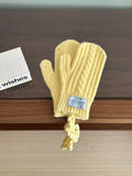 Cable Knit Warm Gloves - Trendsi - Flyclothing LLC