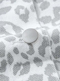 Leopard Button Up Long Sleeve Denim Jacket - Trendsi - Flyclothing LLC