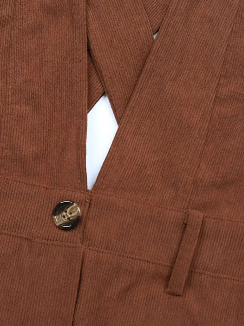 Perfee Slit Overall Dress with Pockets - Trendsi - Flyclothing LLC