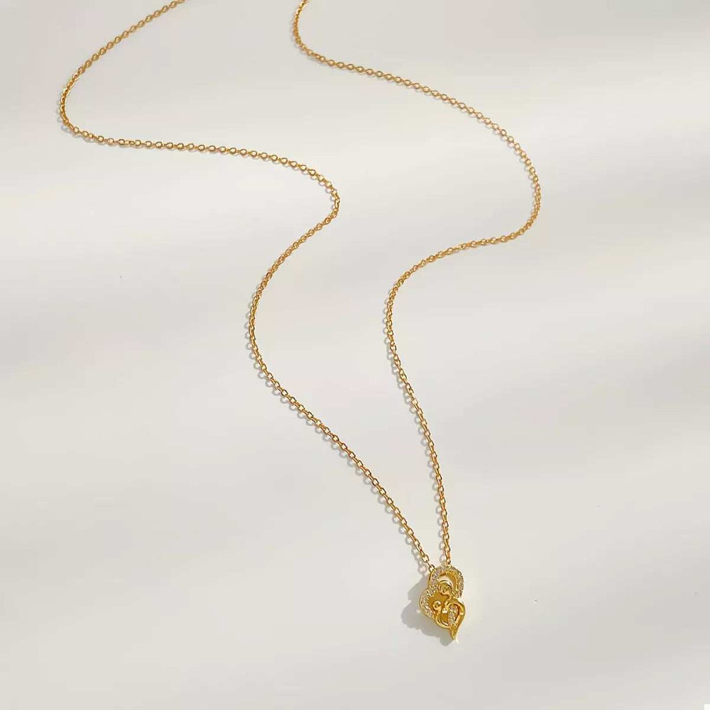 18K Gold-Plated Pendant Necklace - Trendsi - Flyclothing LLC