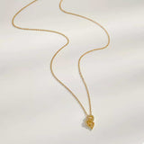 18K Gold-Plated Pendant Necklace - Trendsi - Flyclothing LLC