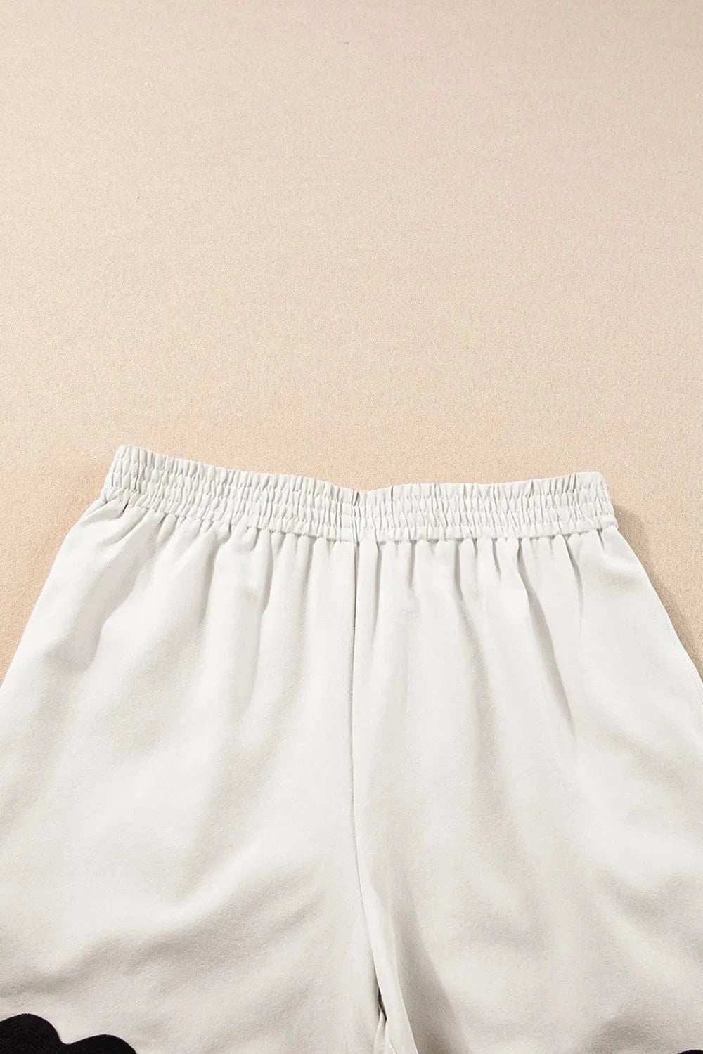 Ricrac Trim Tank Top and Elastic Waist Shorts Set - Trendsi - Flyclothing LLC